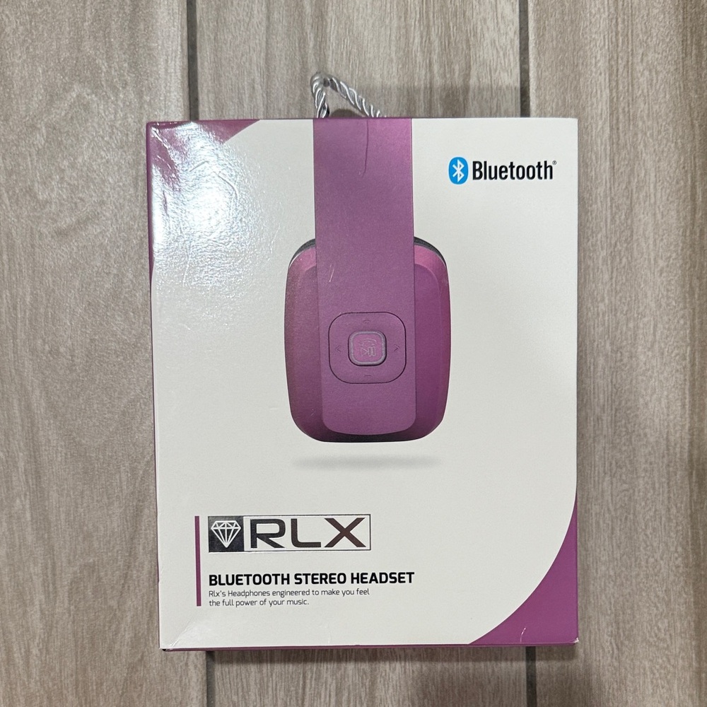 RLX Ralph Lauren Purple Bluetooth Over-Ear Headphones